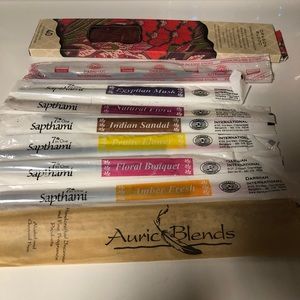 Assortment of incense.